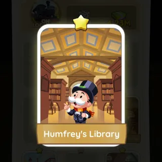 S1 Humfrey's Library  - Monopoly Go 1 Star ★