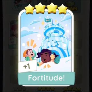 S7 Fortitude! - Monopoly Go 4 Star Sticker ★★★★ (1 pcs)