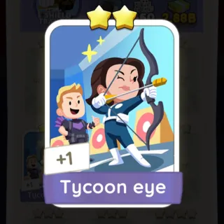 S8 Tycoon eye - Monopoly Go 2 Star Sticker ★★ (1 pcs)