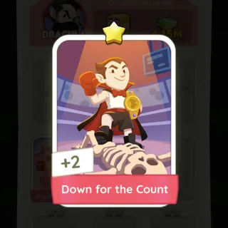 S3 Down for the Count - Monopoly Go 1 Star ★
