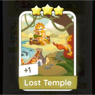 S17 Lost Temple - Monopoly Go 3 Star Sticker ★★★ (1 pcs)