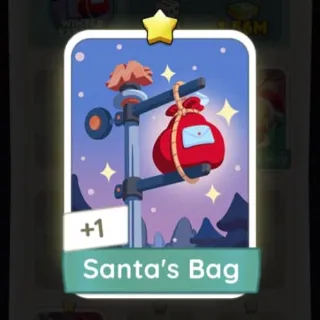 S1 Santa's Bag - Monopoly Go 1 Star Sticker ★ (1 pcs)