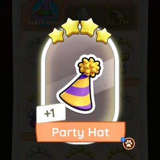 S16 Party Hat - Monopoly Go 4 Star ★★★★