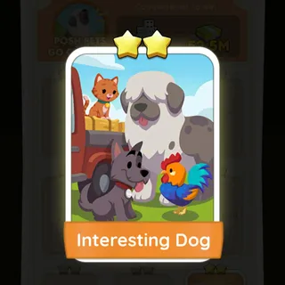 S5 Interesting Dog - Monopoly Go 2 Star ★★