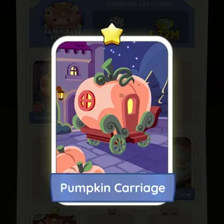 S2 Pumpkin Carriage - Monopoly Go 1 Star ★