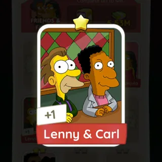 S3 Lenny & Carl - Monopoly Go 1 Star ★