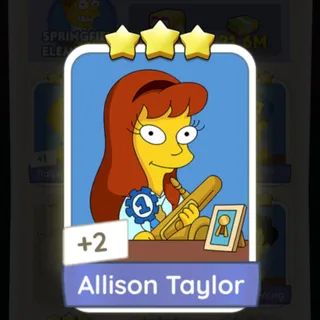 S12 Allison Taylor - Monopoly Go 3 Star ★★★