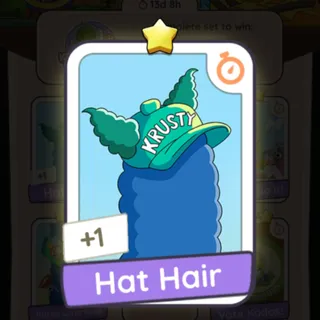 Hat Hair (Bonus Set) - Monopoly Go 1 Star ★
