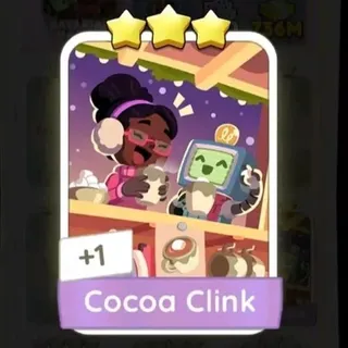 S10 Cocoa Clink - Monopoly Go 3 Star Sticker ★★★ (1 pcs)