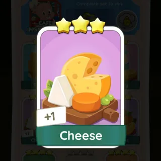 S11 Cheese - Monopoly Go 3 Star ★★★