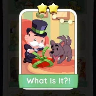 S2 What Is It?! - Monopoly Go 2 Star Sticker ★★ (1 pcs)