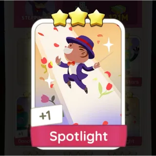 S10 Spotlight - Monopoly Go 3 Star Sticker ★★★ (1 pcs)