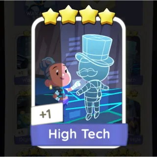 S16 High Tech - Monopoly Go 4 Star Sticker ★★★★ (1 pcs)