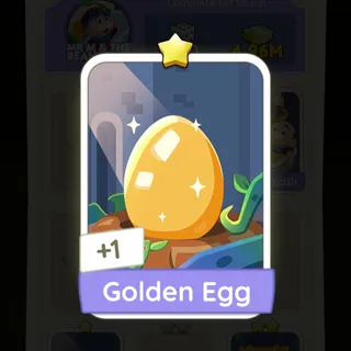 S3 Golden Egg - Monopoly Go 1 Star ★