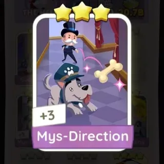 S11 Mys-Direction - Monopoly Go 3 Star Sticker ★★★ (1 pcs)