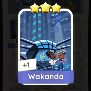 S16 Wakanda - Monopoly Go 3 Star Sticker ★★★ (1 pcs)