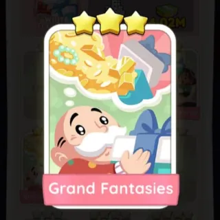 S8 Grand Fantasies - Monopoly Go 3 Star Sticker ★★★ (1 pcs)