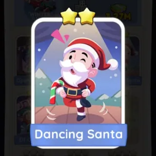 S6 Dancing Santa - Monopoly Go 2 Star Sticker ★★ (1 pcs)