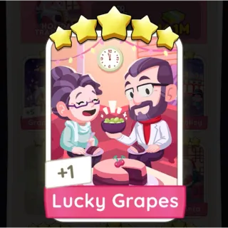 S11 Lucky Grapes - Monopoly Go 5 Star Sticker ★★★★★ (1 pcs)