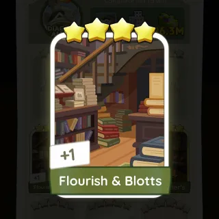 S17 Flourish & Blotts - Monopoly Go 4 Star ★★★★