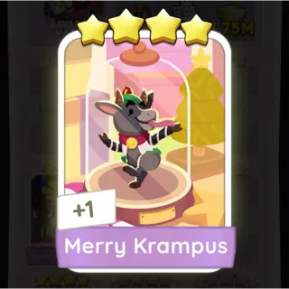 S10 Merry Krampus - Monopoly Go 4 Star Sticker ★★★★ (1 pcs)