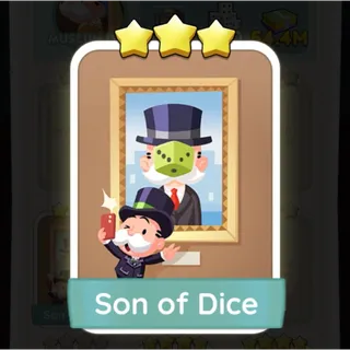 S11 Son of Dice - Monopoly Go 3 Star Sticker ★★★ (1 pcs)