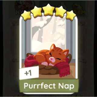 S19 Purrfect Nap - Monopoly Go 5 Star ★★★★★