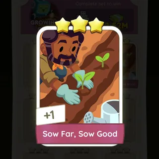 S9 Sow Far, Sow Good - Monopoly Go 3 Star ★★★