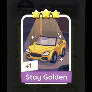 S16 Stay Golden - Monopoly Go 3 Star ★★★