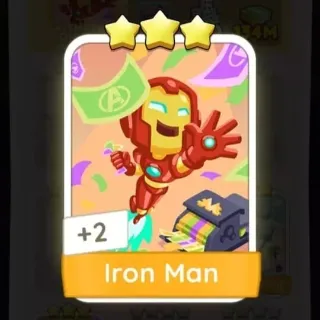 S10 Iron Man - Monopoly Go 3 Star Sticker ★★★ (1 pcs)