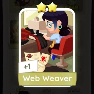 S5 Web Weaver - Monopoly Go 2 Star Sticker ★★ (1 pcs)