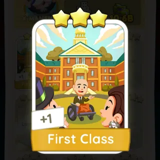 S17 First Class - Monopoly Go 3 Star Sticker ★★★ (1 pcs)