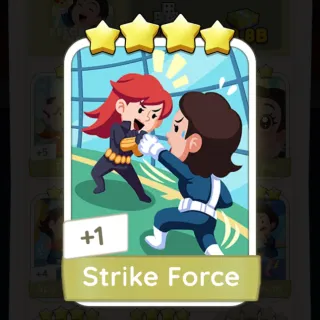 S12 Strike Force - Monopoly Go 4 Star Sticker ★★★★ (1 pcs)