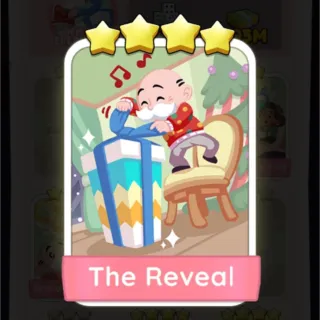 S8 The Reveal - Monopoly Go 4 Star Sticker ★★★★ (1 pcs)