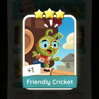 S18 Friendly Cricket - Monopoly Go 3 Star ★★★