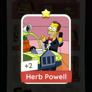 S3 Herb Powell - Monopoly Go 1 Star ★