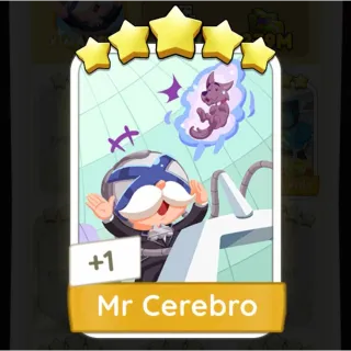 S17 Mr Cerebro - Monopoly Go 5 Star Sticker ★★★★★ (1 pcs)