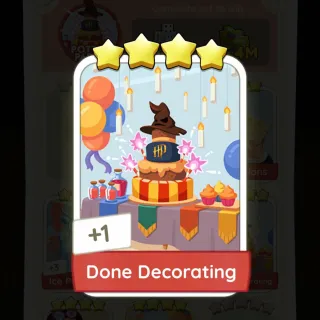 S19 Done Decorating - Monopoly Go 4 Star ★★★★
