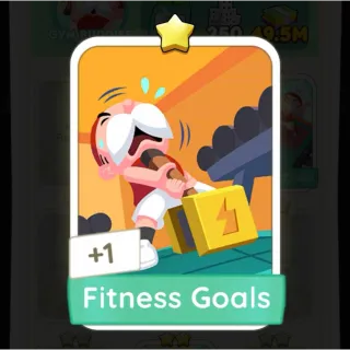 S4 Fitness Goals - Monopoly Go 1 Star Sticker ★ (1 pcs)