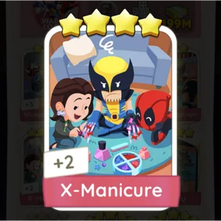 S14 X-Manicure - Monopoly Go 4 Star Sticker ★★★★ (1 pcs)