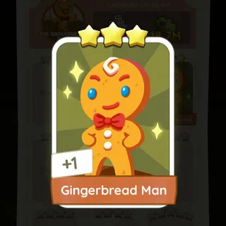 S16 Gingerbread Man - Monopoly Go 3 Star ★★★