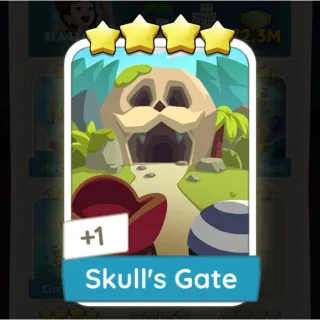 S11 Skull’s Gate - Monopoly Go 4 Star Sticker ★★★★ (1 pcs)