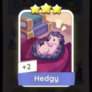 S9 Hedgy - Monopoly Go 3 Star Sticker ★★★ (1 pcs)