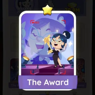 S1 The Award - Monopoly Go 1 Star Sticker ★ (1 pcs)