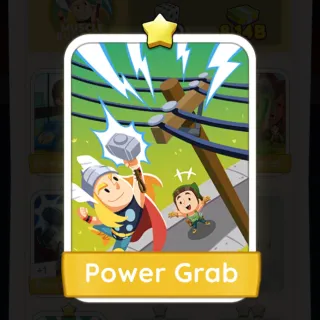 S2 Power Grab - Monopoly Go 1 Star Sticker ★ (1 pcs)