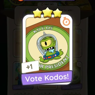 Vote Kodos! (Bonus Set) - Monopoly Go 3 Star ★★★