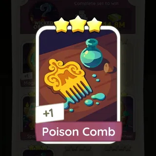 S13 Poison Comb - Monopoly Go 3 Star ★★★