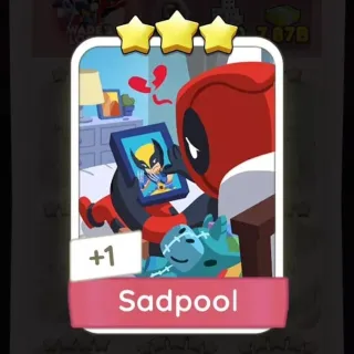 S14 Sadpool - Monopoly Go 3 Star Sticker ★★★ (1 pcs)