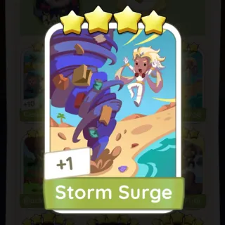 S15 Storm Surge - Monopoly Go 4 Star Sticker ★★★★ (1 pcs)