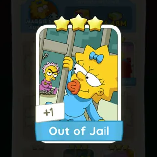 S7 Out of Jail - Monopoly Go 3 Star ★★★